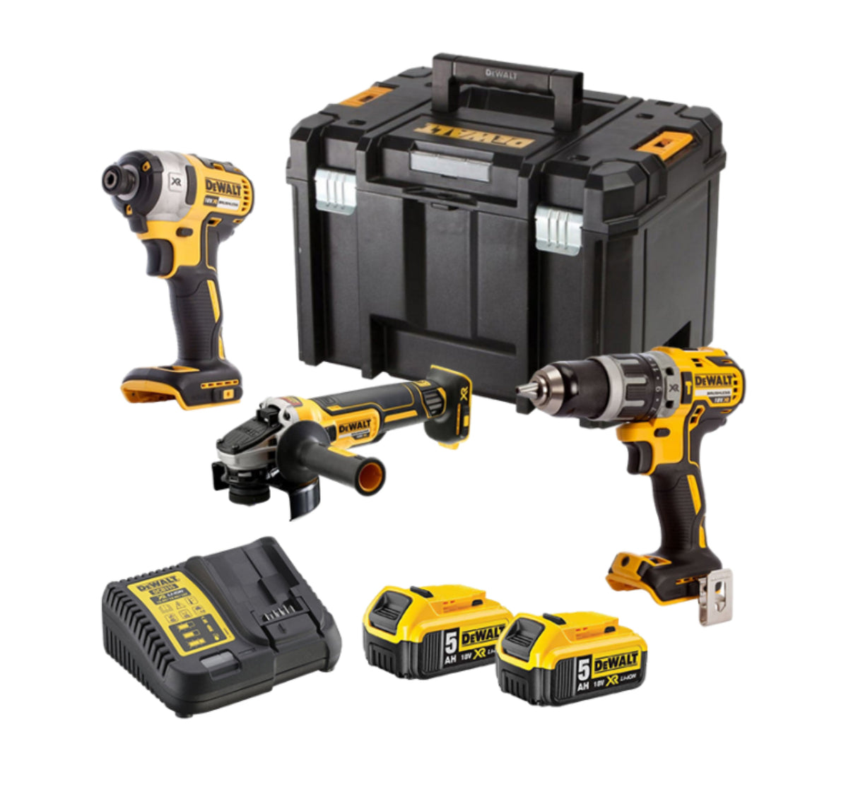 Kit 3 in 1 18V (2x5.0 Ah) DCK383P2T-QW - DEWALT DCK383P2T