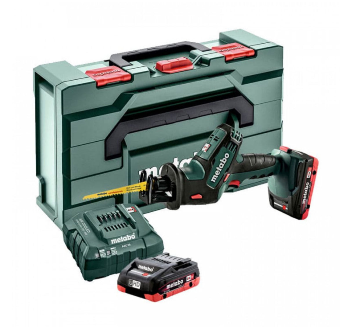 Sega a sciabola 18V LiHD (2x4,0 Ah) SSE 18 LTX Compact in metabox - METABO 602266800