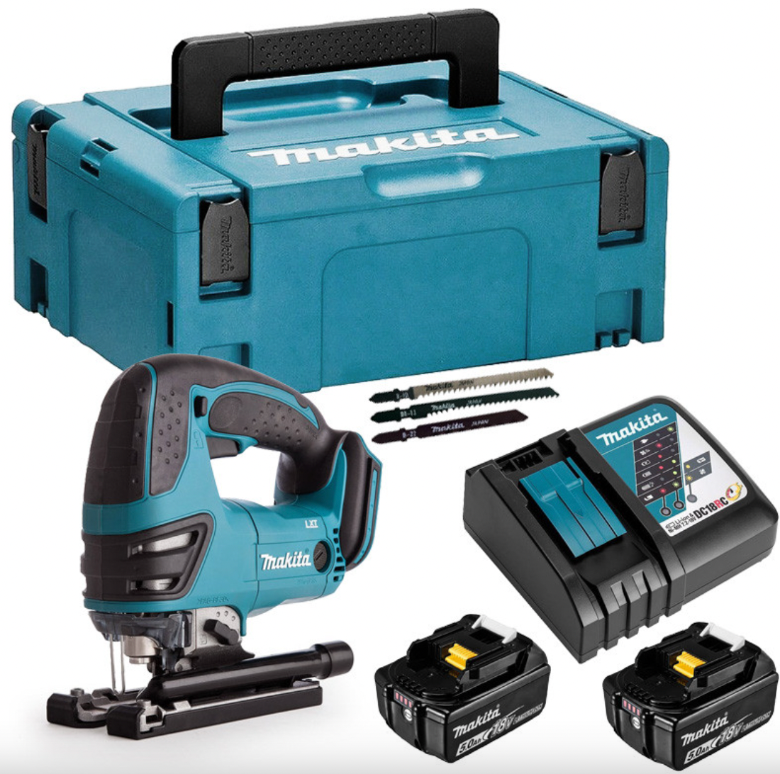 Seghetto alternativo 18V LXT (2x5,0 Ah) in MAKPAC - MAKITA DJV180RTJ