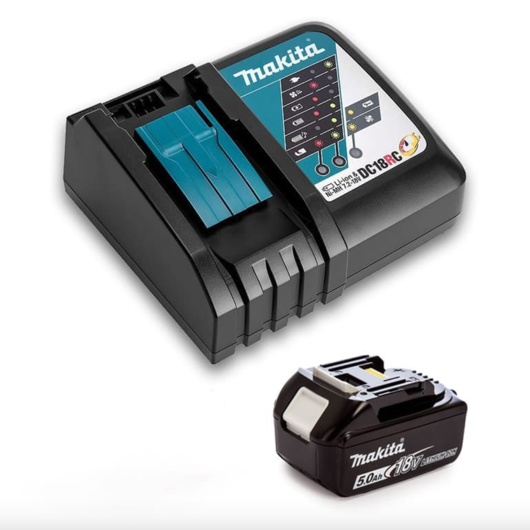 Power Pack 18V LXT (1x5,0 Ah) con caricatore rapido semplice - MAKITA 191B51-7