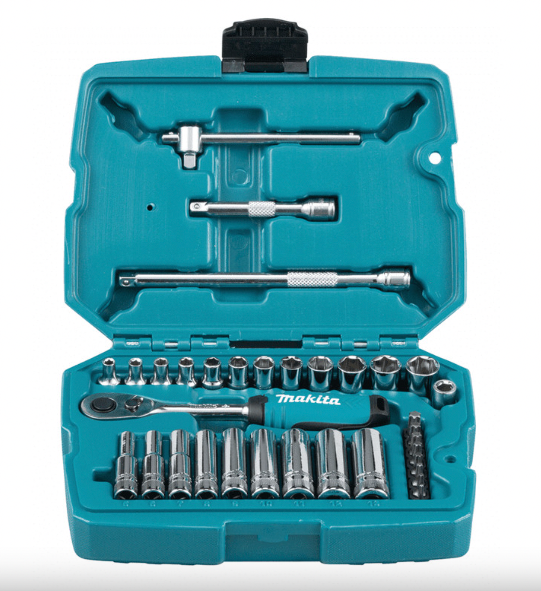 Set di chiavi a cricchetto da 1/4'' da 34 pezzi - MAKITA B-65567