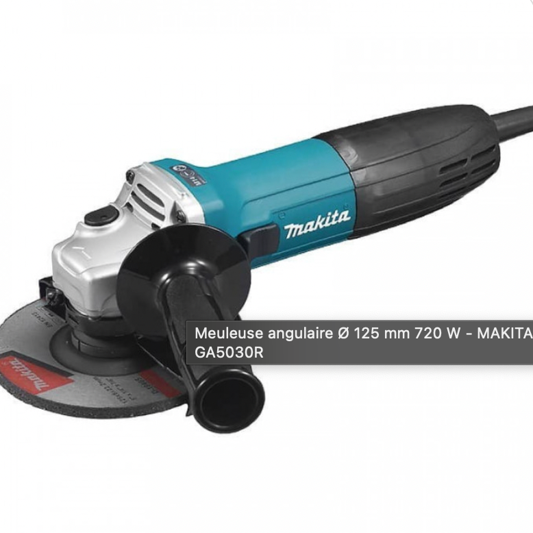 Smerigliatrice angolare Ø 125 mm 720 W - MAKITA GA5030R