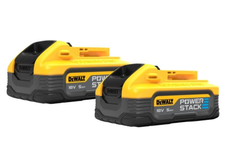 Pacco batteria per elettroutensile a batteria 18V XR Li-Ion (2x5,0 Ah) POWERSTACK - DEWALT DCBP518H2