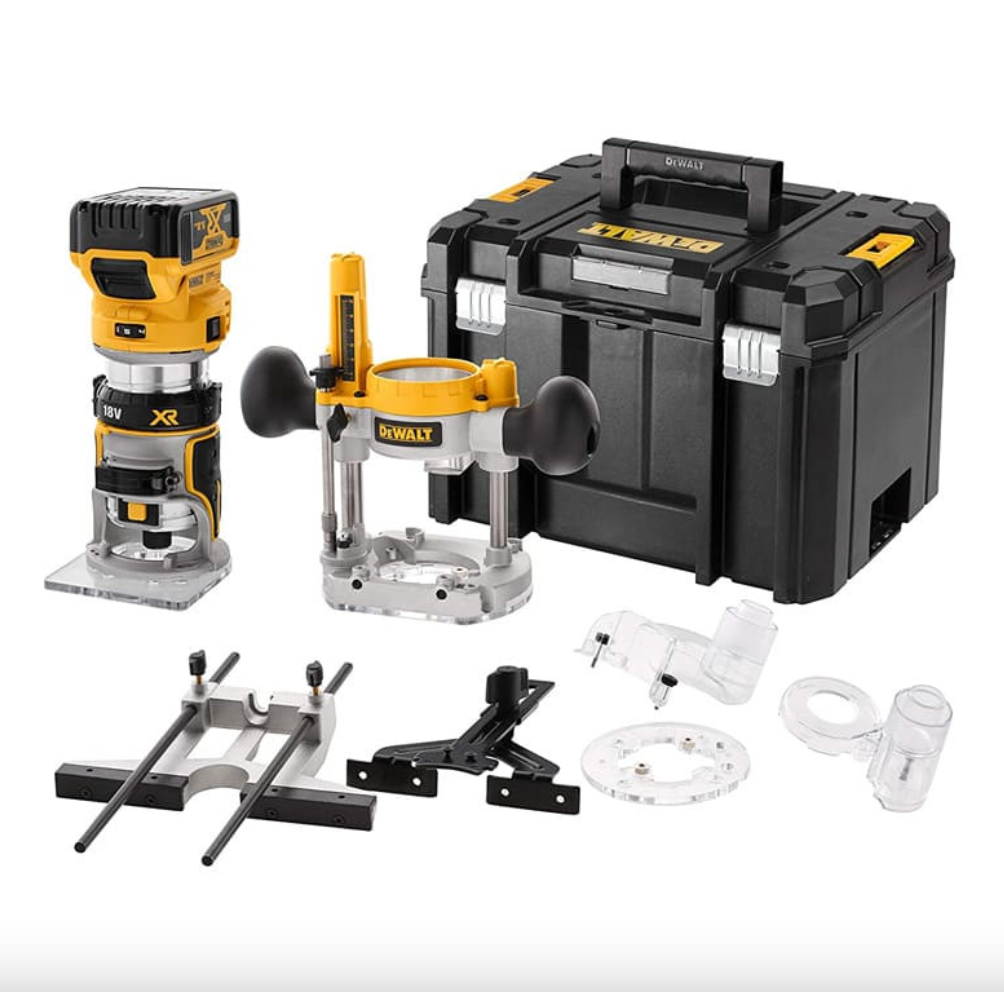 Rifinitore 18V XR Ø8 mm (Solo macchina) - DEWALT DCW604NT