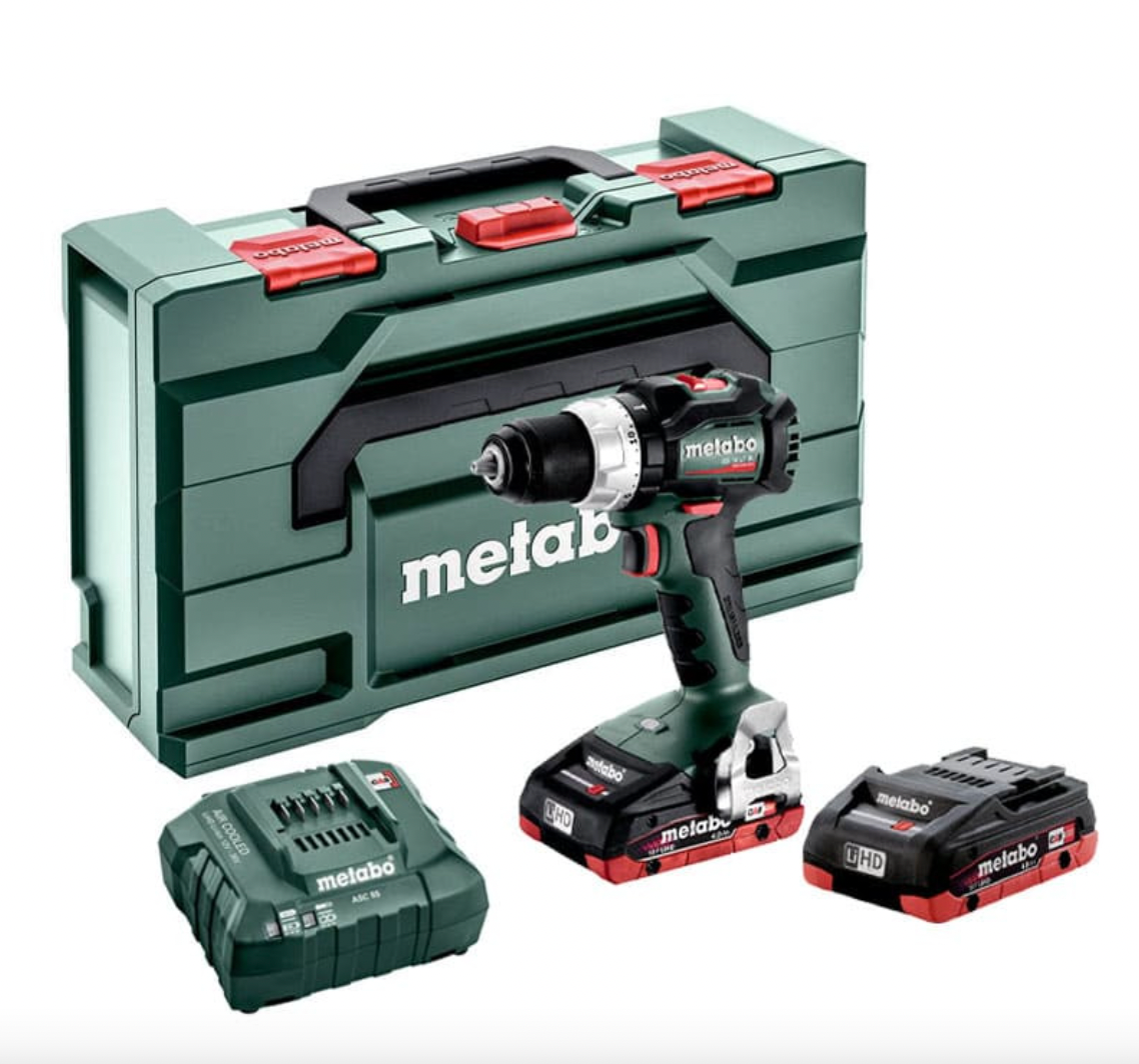 Trapano avvitatore 18V LiHD (2x4,0 Ah) BS 18 LT BL in metabox - METABO 602325800