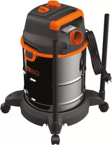 black decker -Aspiratore Solidi e Liquidi Black+Decker BXVC30XTDE (Potenza assorbita 1600 W, Capacità fusto 30 l)